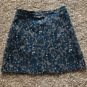 Floral pull on skirt